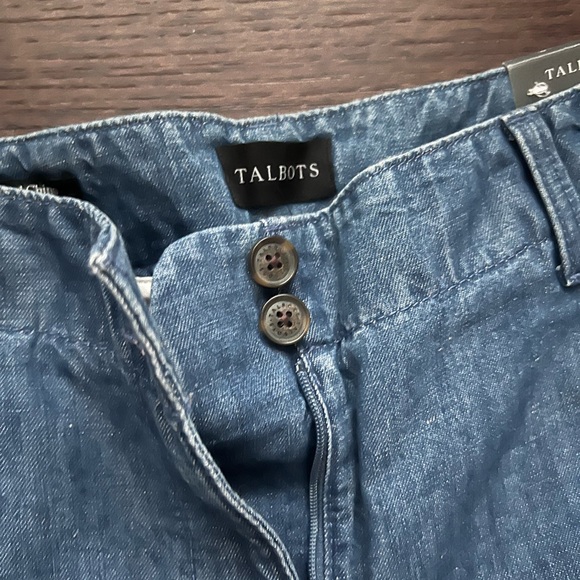 Talbots New England Chino- chambray/denim. 10P - Picture 7 of 8